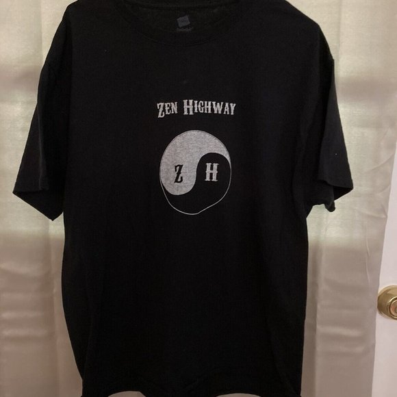 VINTAGE Zen Highway Band T- Shirt Men’s Large - Picture 2 of 2